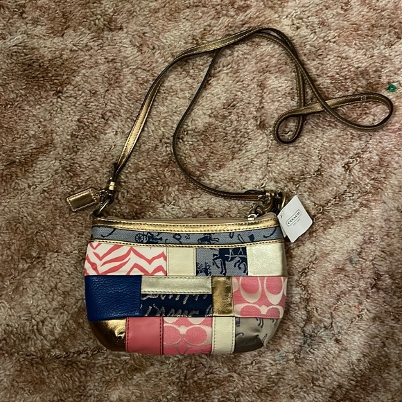 Coach Handbags - COACH - patchwork mini ✨NWT✨